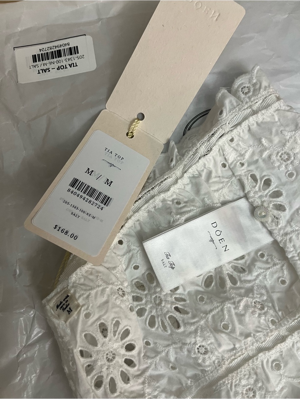 Doen Tia Eyelet Lace Bralette Top - Picture 5 of 5